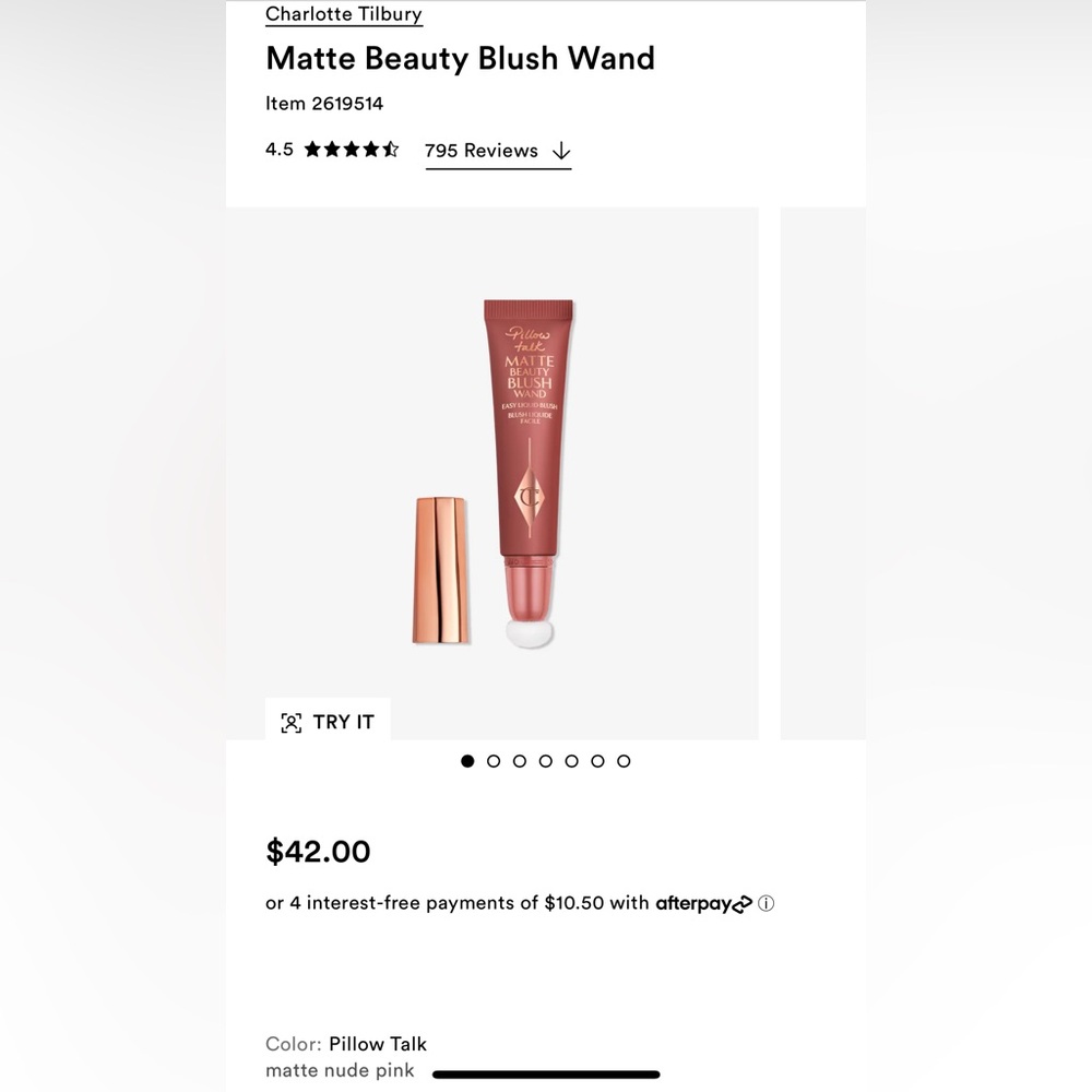 Charlotte Tilbury Matte Beauty Blush Wand
